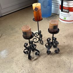 Metal Candle Holders