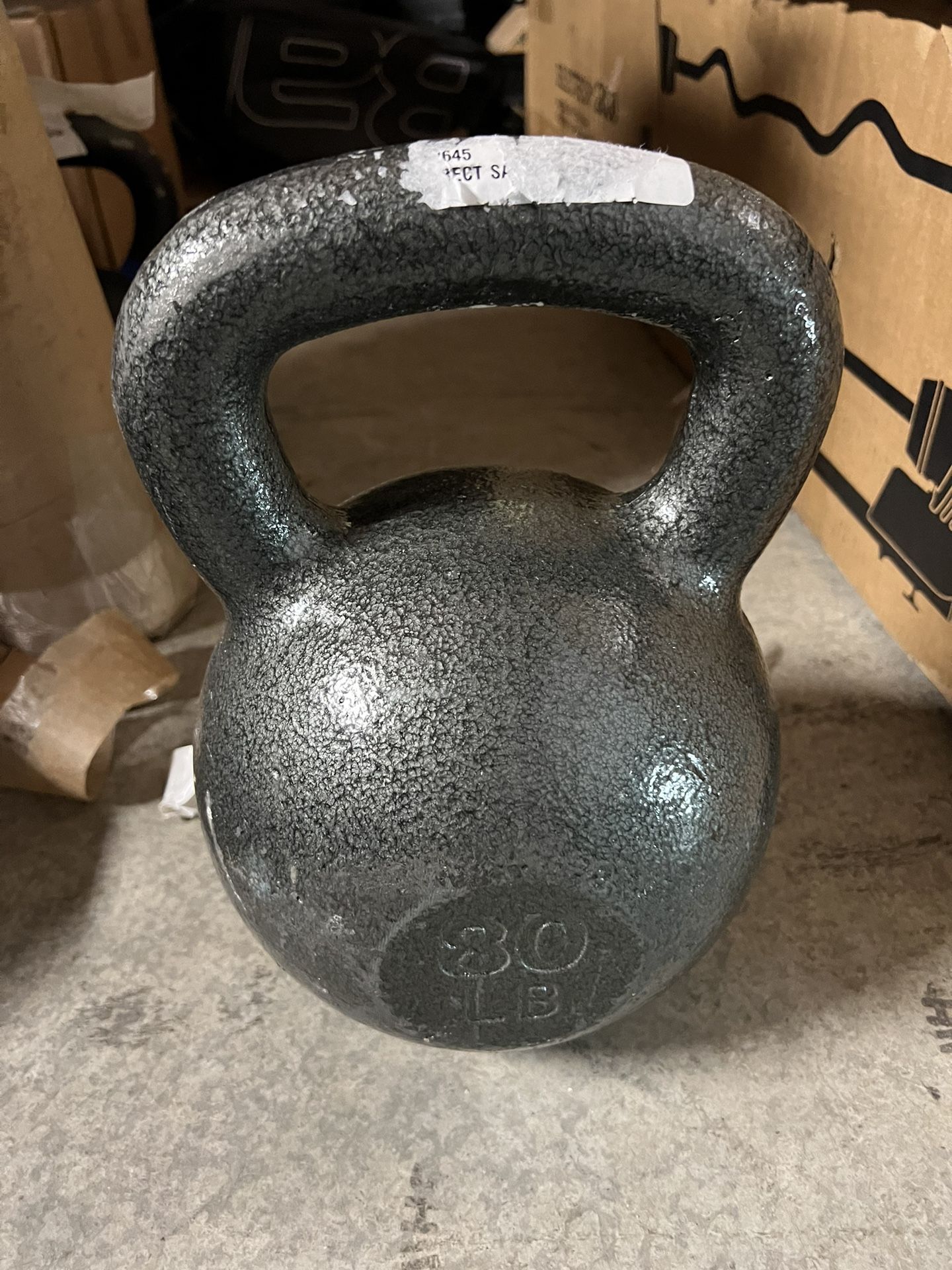 80LB Cap Barbell Kettlebell Weight