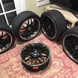XXR 006 18 Inch Staggered Wheels With Spare Wheel