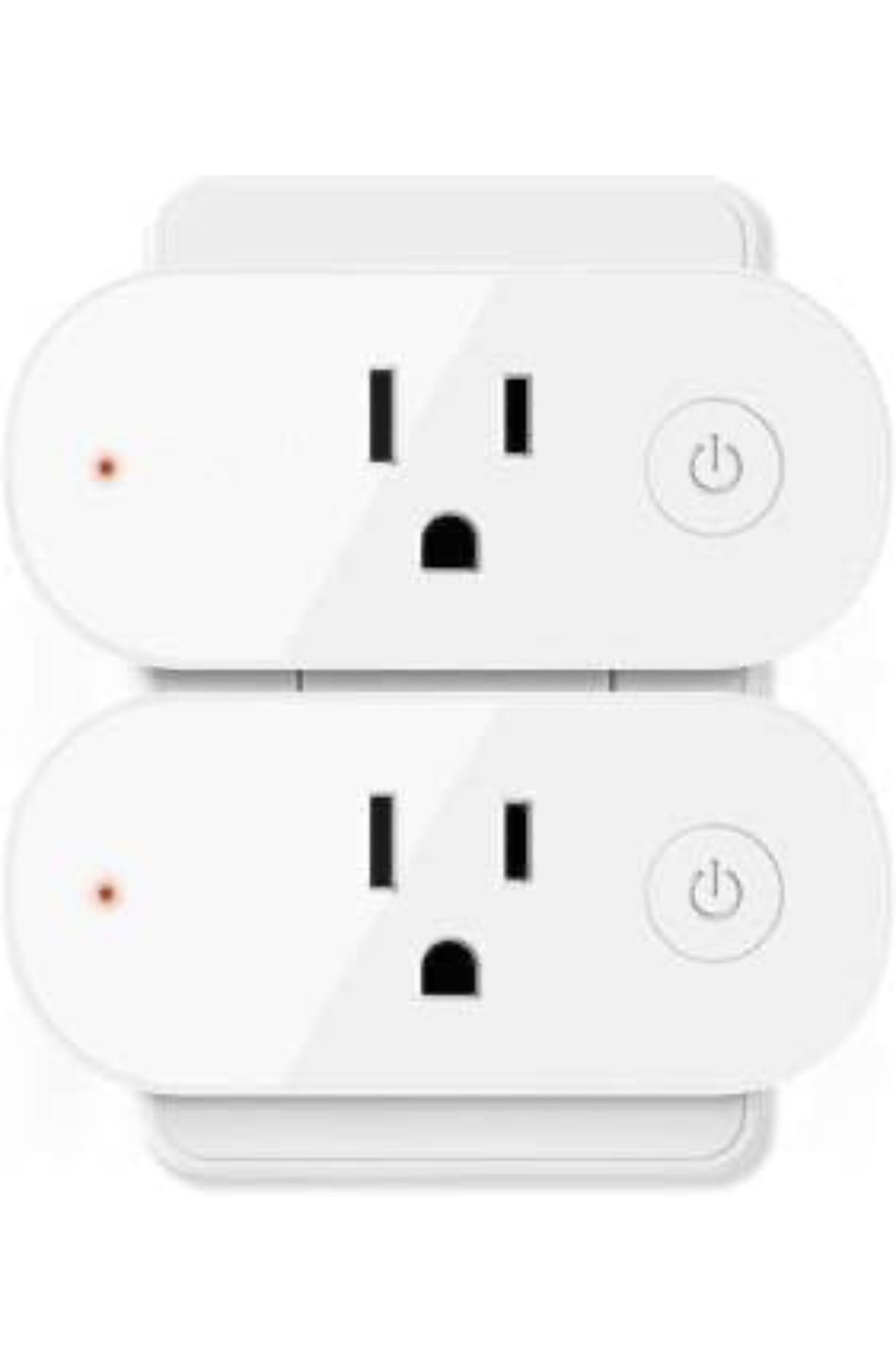 Smart Plug 15A, Smart Home WiFi Outlet, with Energy Monitoring, Works with Siri, Alexa, Google Home Nest Hub and Smartthings, No Hub Required, 2.4GHz