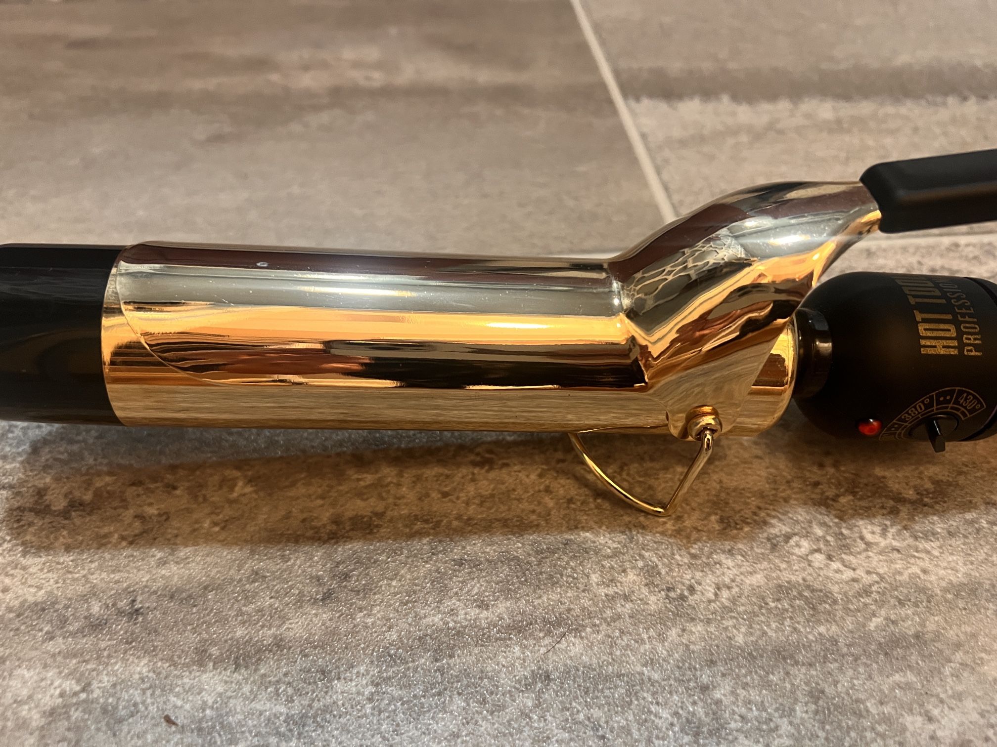 2” Hot Tools Professionals Brand Gold Curling Iron
