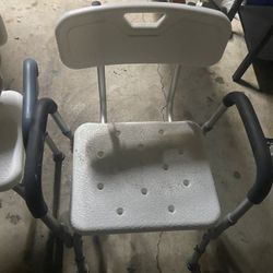 Shower Chair And Raised Bathroom Seat 