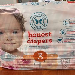 Honest Diapers Size 3 Unisex