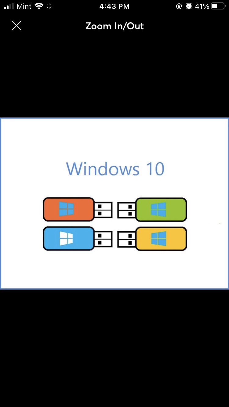 Windows 10 Install USB