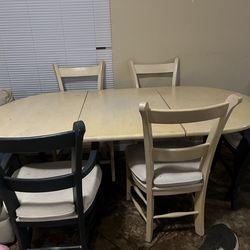 Dining table with chairs