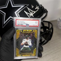 2021 Select Gold Disco Prizm Zach Wilson /10 Rookie