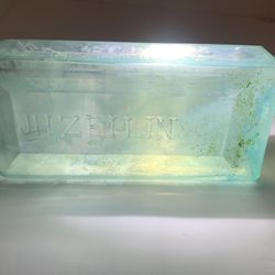 Antique glass bottle