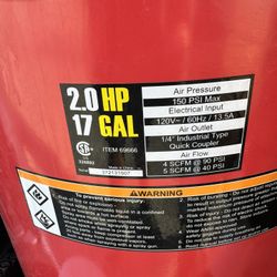 17 Gallon Air Compressor 