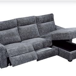 New Power Recliner Sectional Couch! Free Delivery 🚚! 