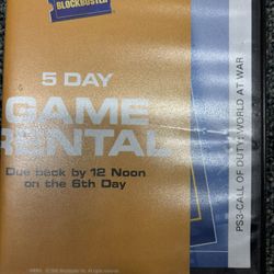 Call of Duty: World At War - Blockbuster Case