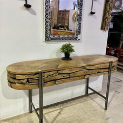 Teak Console Table