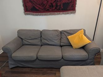IKEA couch set uppland: sectional + matching 3-seat sofa.