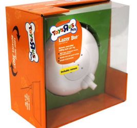 Laser cat toy with remote/ceiling mounted