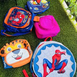 Three backpacks and two lunch bags$20 For All 