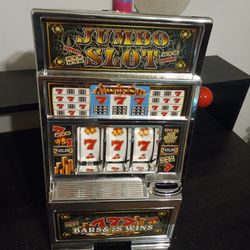 Jumbo Slot Machine And Bank (Still Available)