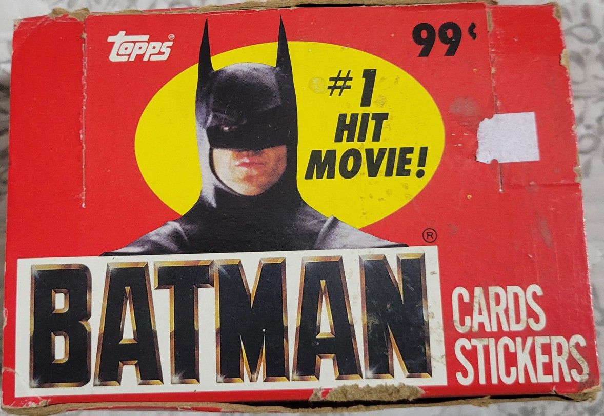 1989 Batman Trading Cards Featuring 24 Factory Sealed Packs