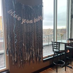 Braided Denim Backdrop 