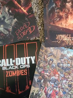 Call Of Duty Zombies Promo Posters Set Excellent