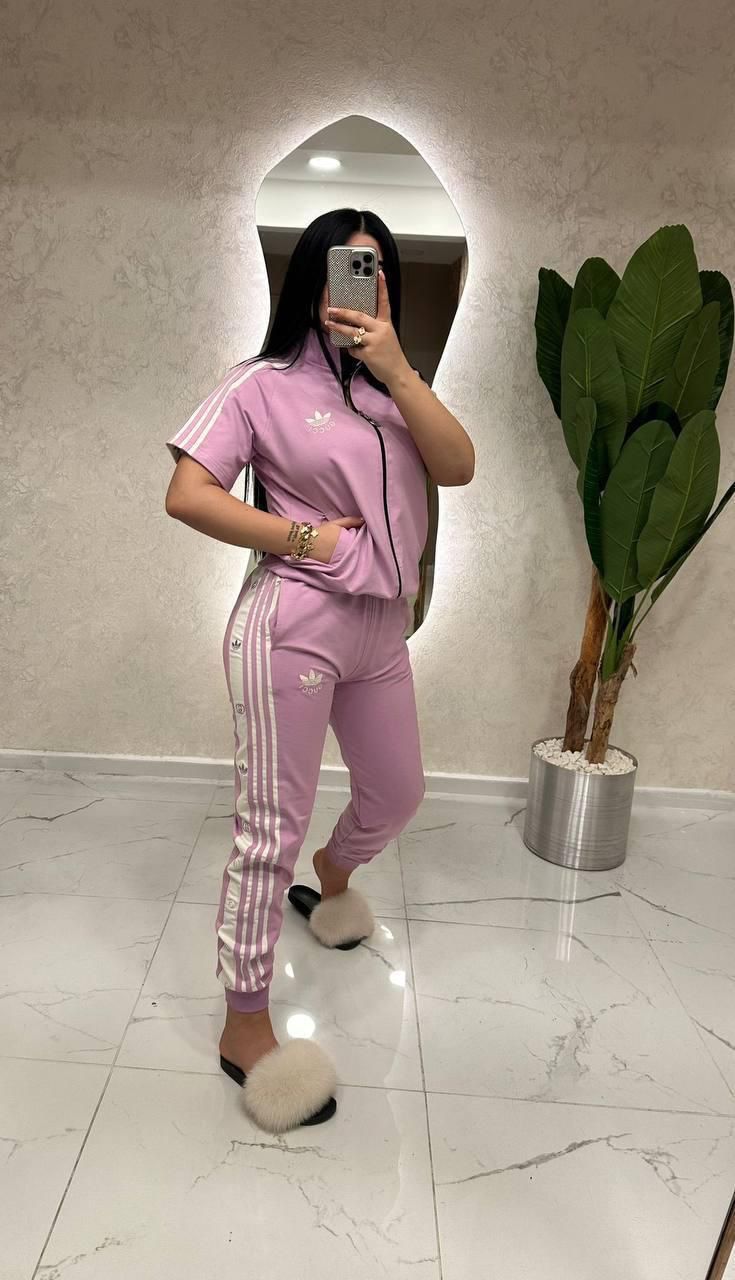 Adidas-Gucci Ladies Tracksuit Size S To 2XL