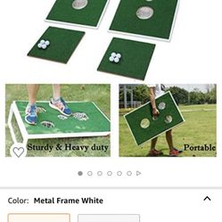 SPRAWL Golf Cornhole Game Set Chipping Boards Golf Sports Game Golf Chip Shot Practice Training for Indoor/Outdoor Ideas