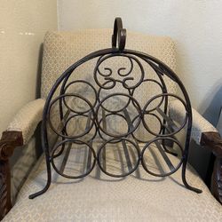 Iron Wine Rack