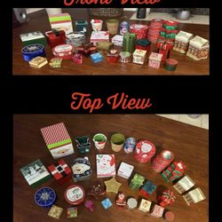 35 ASSORTMENT OF CHRISTMAS GIFT BOXES/CONTAINERS - ALL for $40 ($1.14 a box)