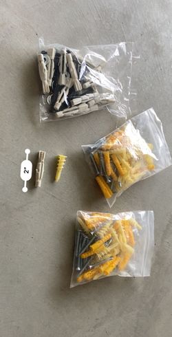 A Bunch Of Wall Anchors