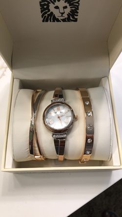Anne Klein Watch and Bracelet set