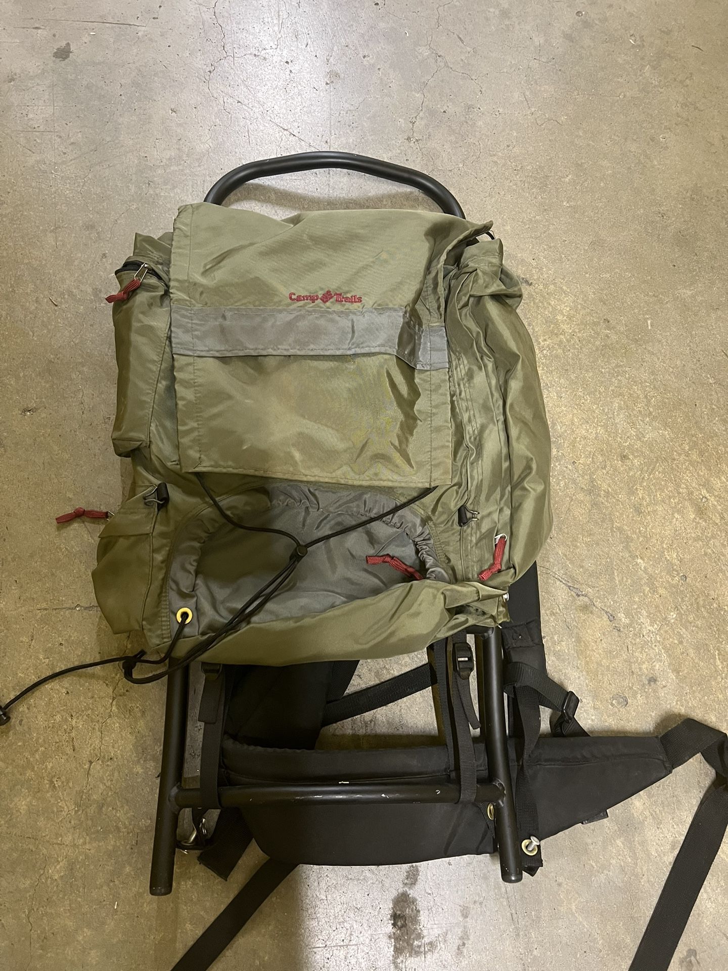 Camp Trails Denali Backpack Camping Hiking-Metal Frame. Awesome.