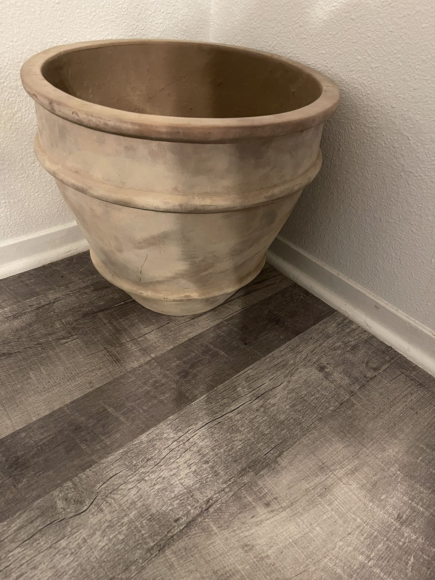 Heavy Large Clay Pot