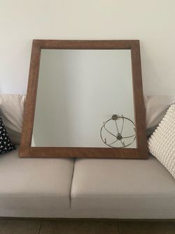 Wood Mirror