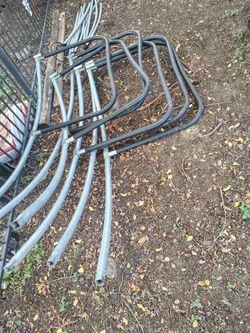 14ft trampoline all taken apart already