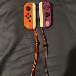 Limited Edition Pokemon Scarlet And Violet Joy-cons For Nintendo Switch