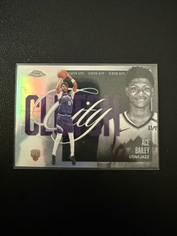 Ace Bailey Clutch City Refractor TOPPS Chrome 2025-2026