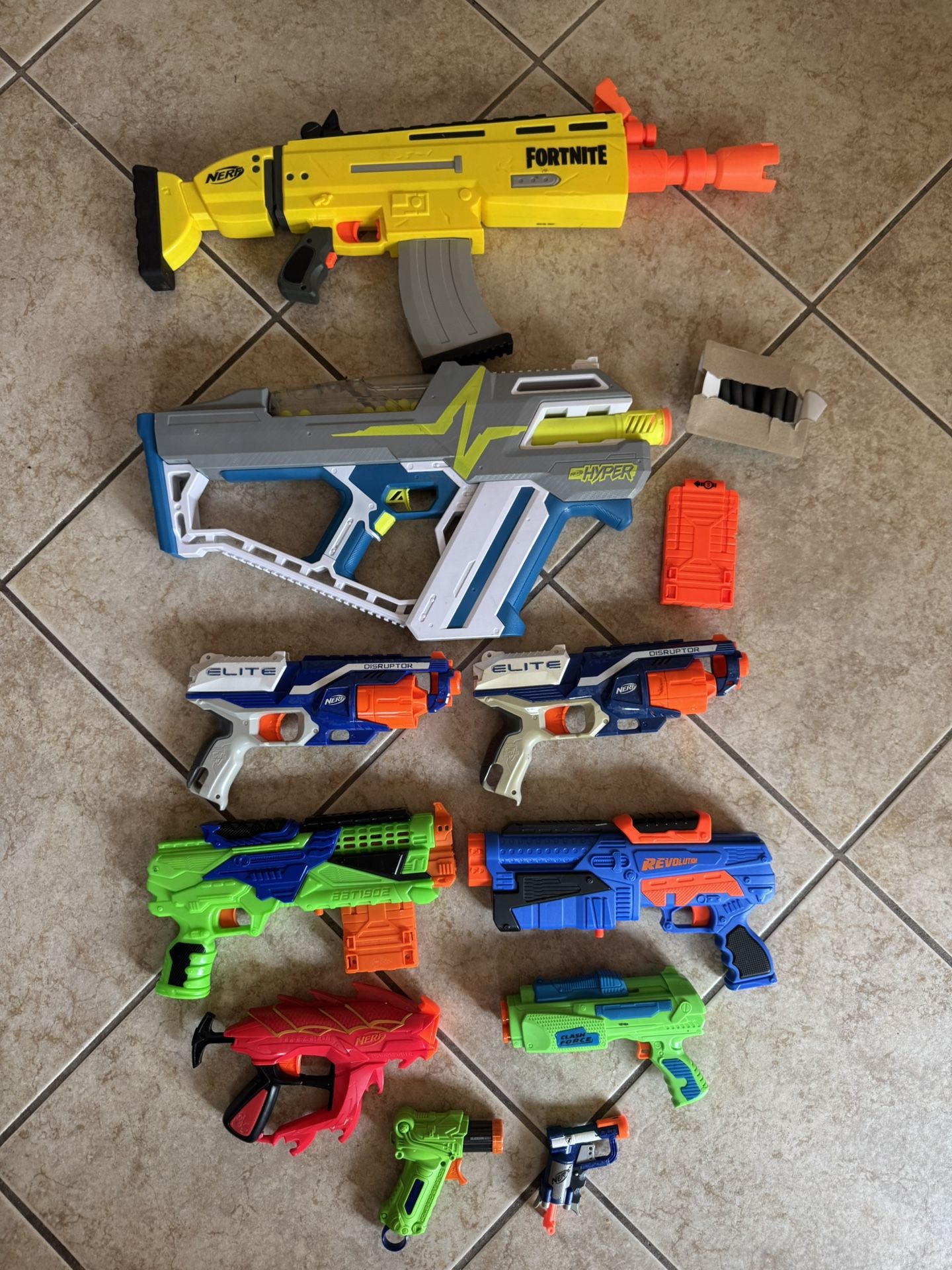 Nerf Gun Lot