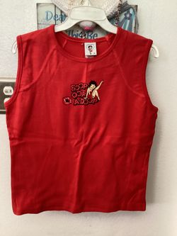 Betty Boop,Women’s Red Summer top