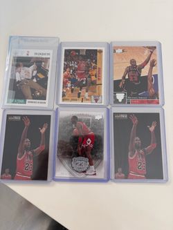 Michael Jordan Basketball Cards Lot of 6