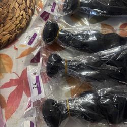 Human hair bundles 20 22 24 26