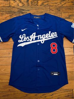 Blue Los Angeles dodgers kike Hernandez road jersey