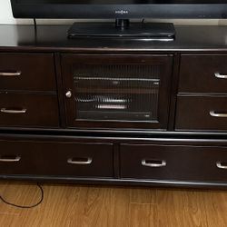 TV Stand Solid  Wood 30” Tall