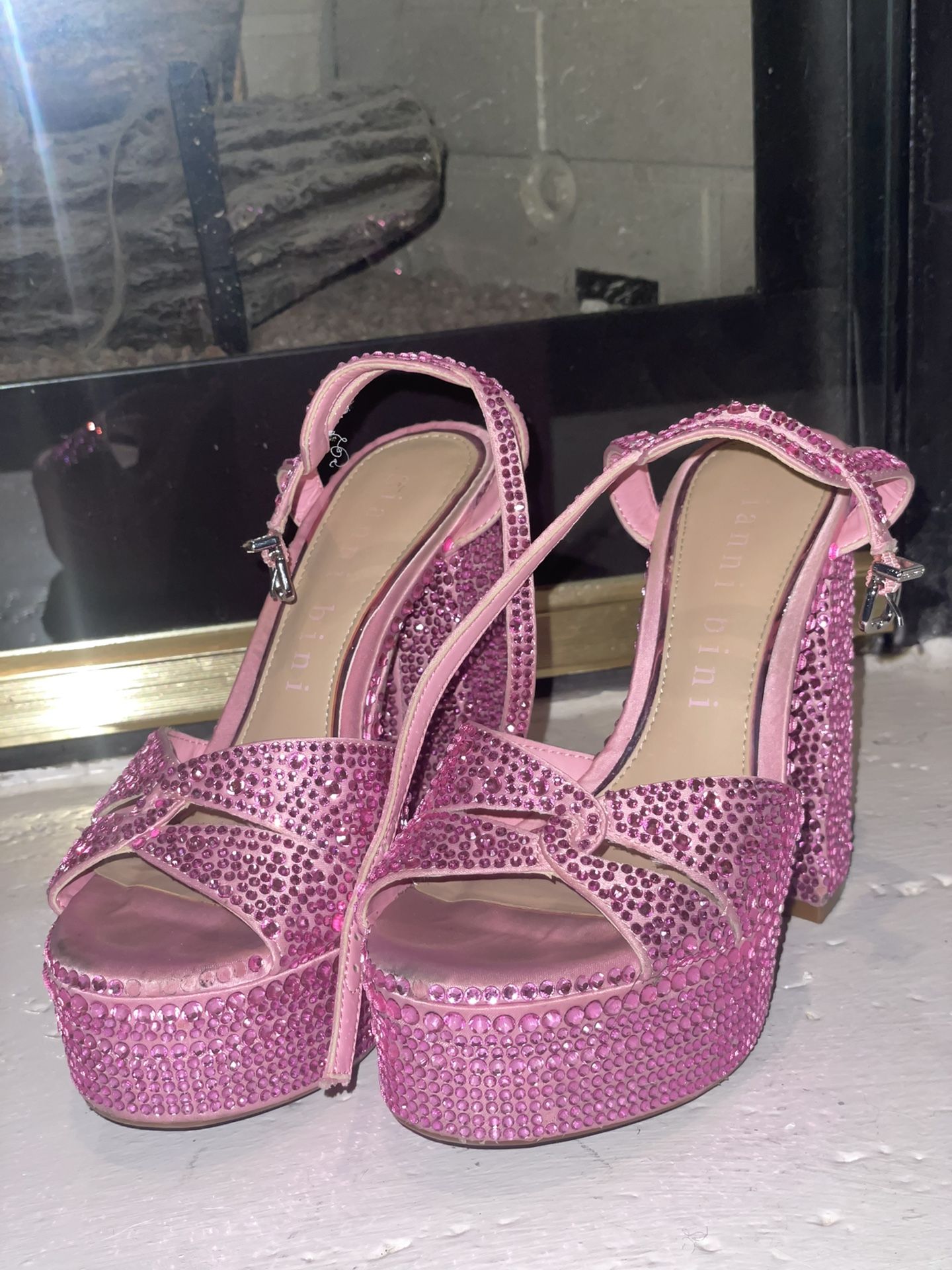 Gianni Bini Rhinestone Heels