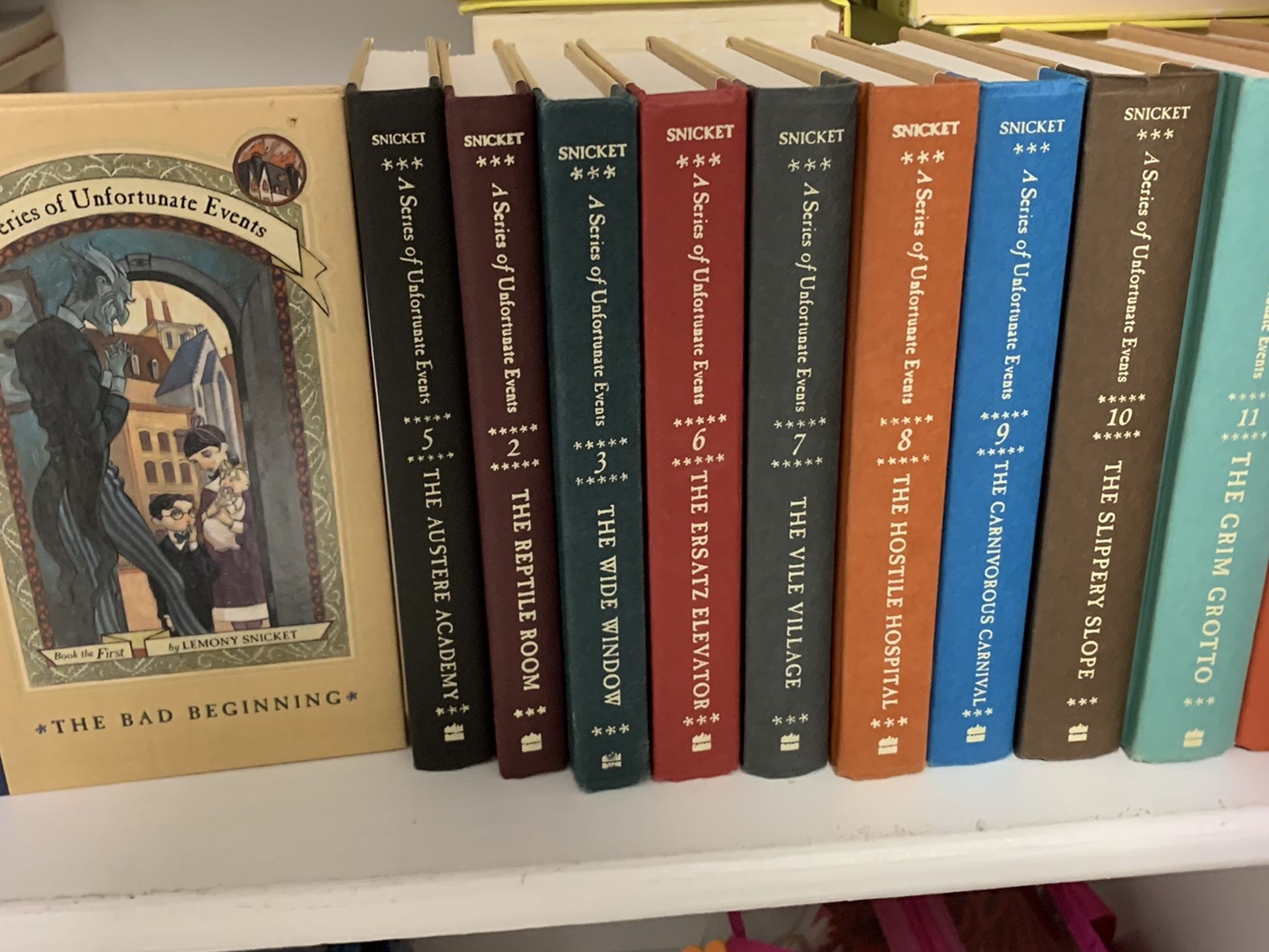 Lemony Snicket - Hardcover Collectors Set - 11 Books Beautiful Condition