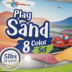 Play Sand, 8 Color Set