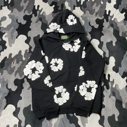 Black Denim Tear Hoodie