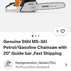 Stihl Ms 361 Pro Chainsaw