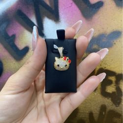 14k Kitty Charm