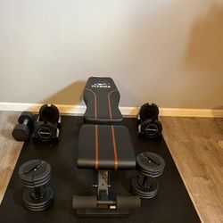 Workout Station / Bench/ Weights