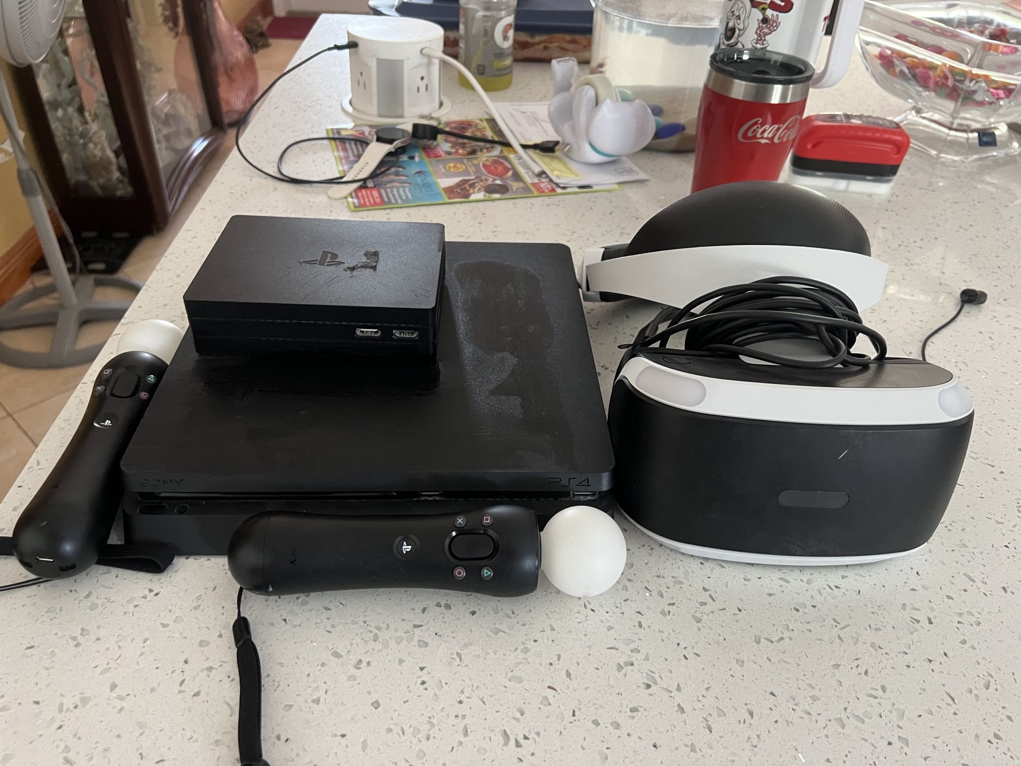 PS4 with a PS4-VR