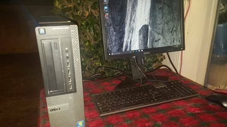Complete dell desktop-i7(2600cpu)3.4ghz-3.9ghz-8gig-180ssd-wifi,usb3.0 - (Windows 10-office 2013)