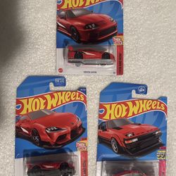 Hot Wheels Toyota Supra lot of 3